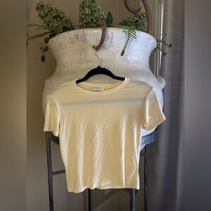 Yellow Crop Top